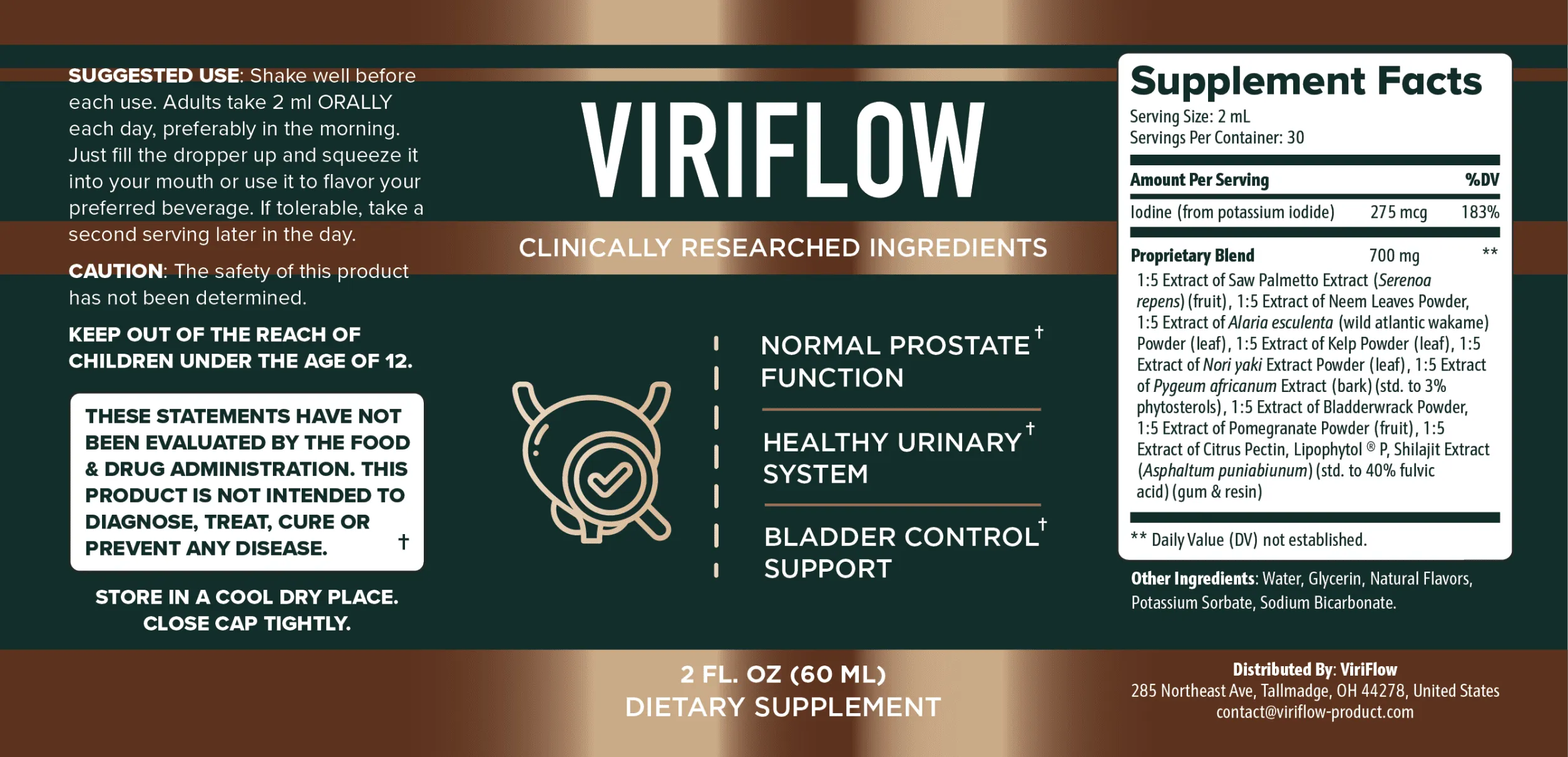 ViriFlow 9 ingredients